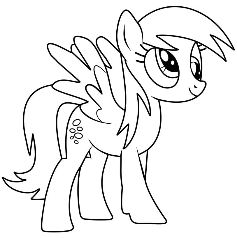 Derpy Hooves My Little Pony Tegninger til Farvelægning