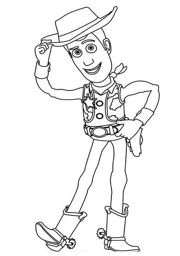 Disney Woody Tegninger til Farvelægning