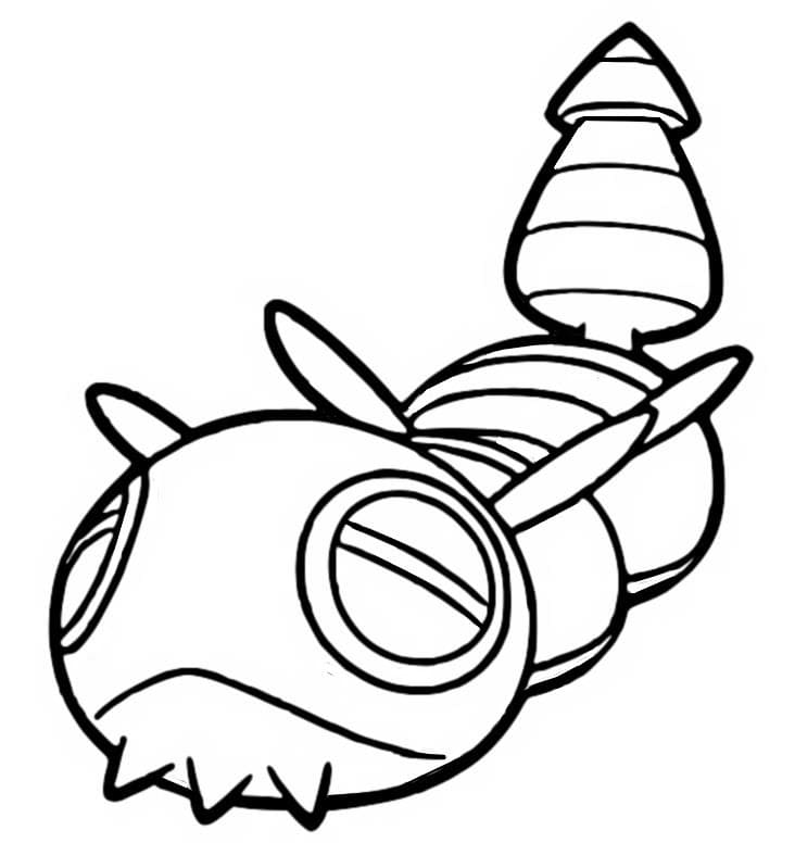 Dudunsparce Pokemon Tegninger til Farvelægning