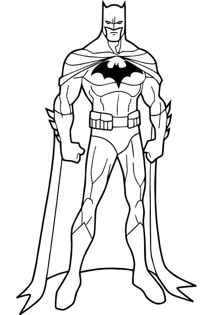 Batman Tegninger til Farvelægning