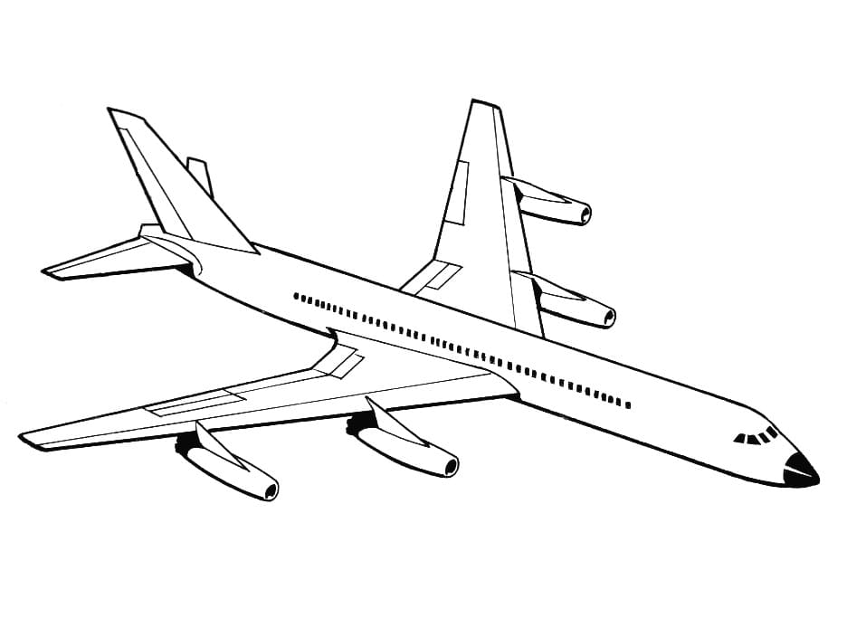 Fantastisk Flyvemaskine Tegninger til Farvelægning