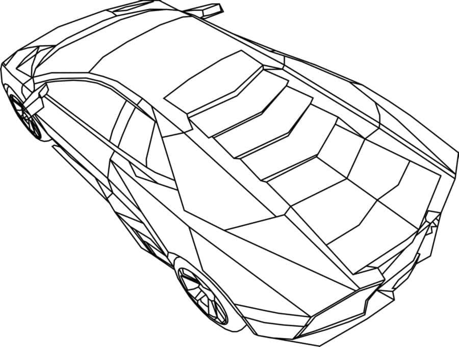 Fantastisk Lamborghini Tegninger til Farvelægning