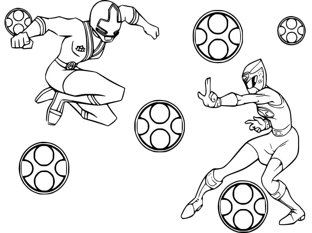 Fantastisk Power Rangers Samurai Tegninger til Farvelægning