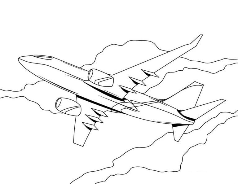 Fly Gratis Idé Tegninger til Farvelægning