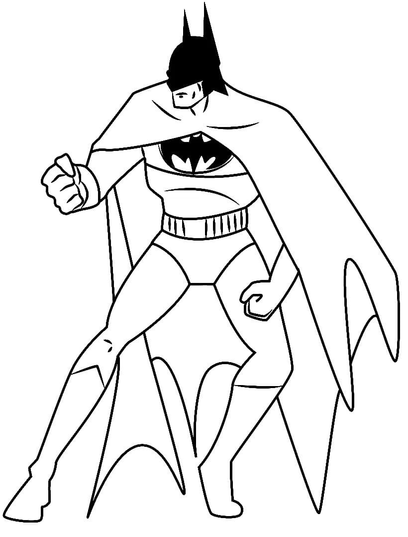 Forbløffende Batman Tegninger til Farvelægning