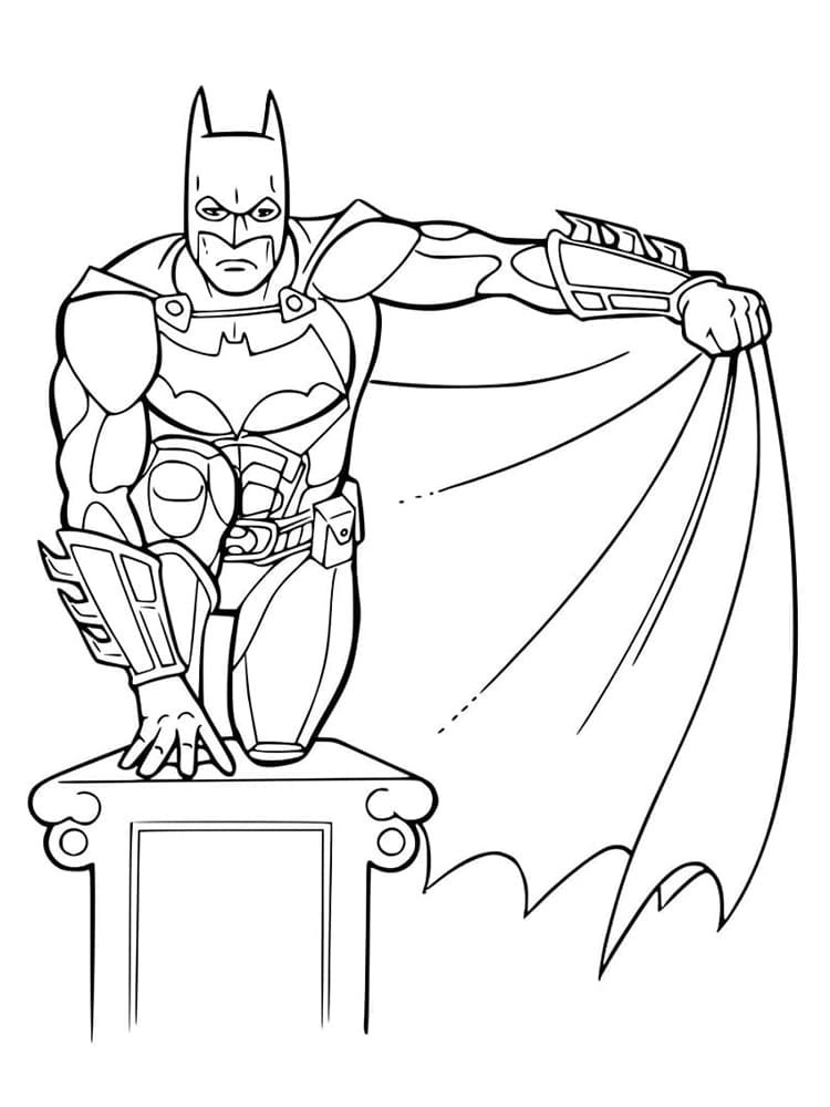 Gratis Batman Tegninger til Farvelægning