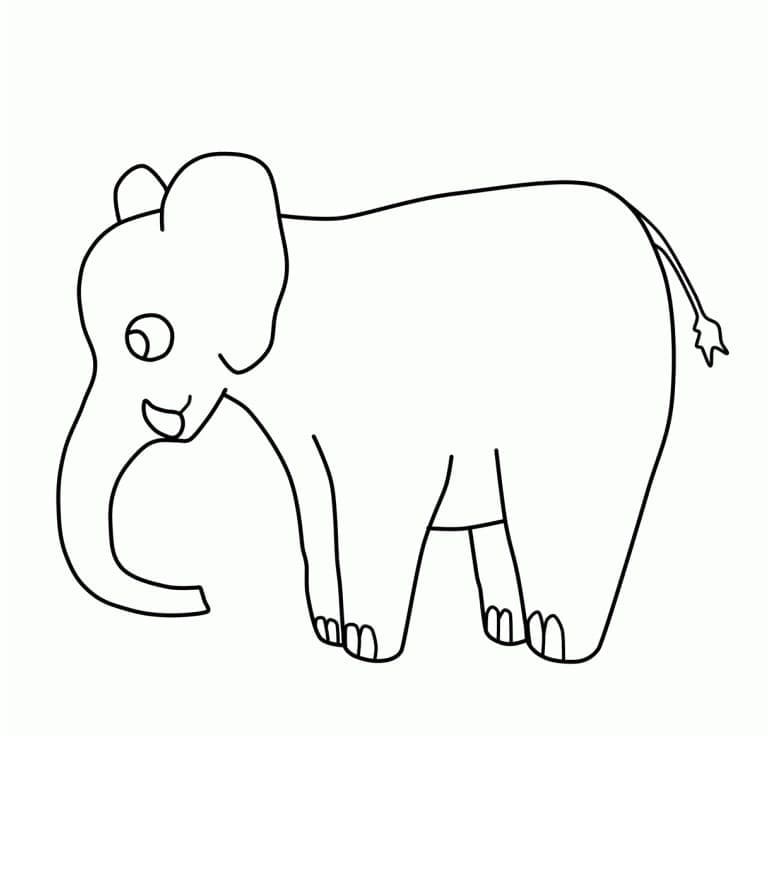 Gratis Billeder Af Elefanter Tegninger til Farvelægning