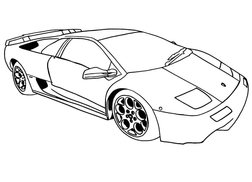 Gratis Lamborghini Tegninger til Farvelægning