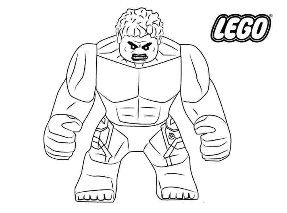 Gratis Lego Hulk Tegninger til Farvelægning