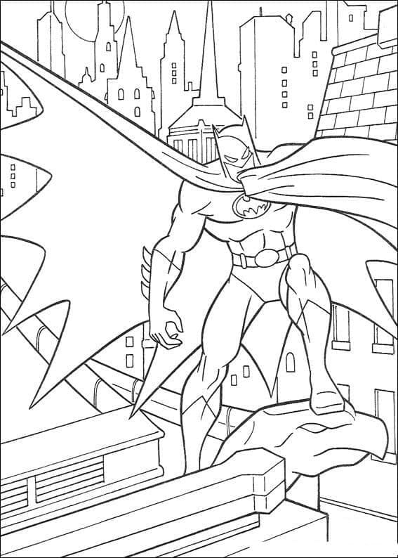 Grundlæggende Batman Tegninger til Farvelægning