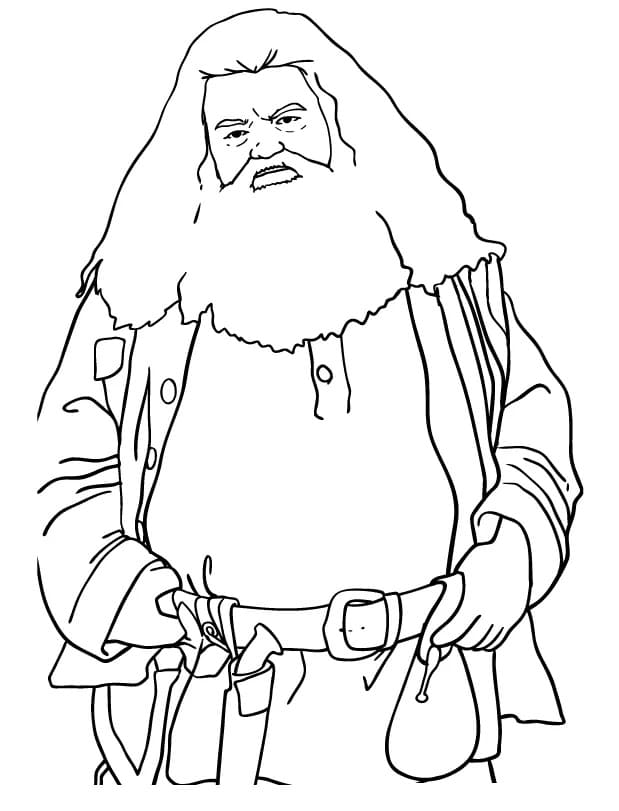 Hagrid Tegninger til Farvelægning