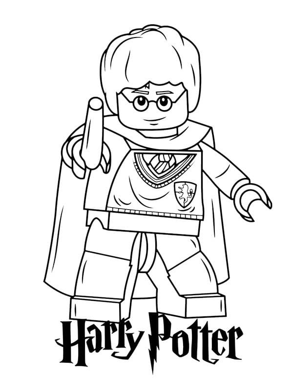 Harry Potter Lego Tegninger til Farvelægning