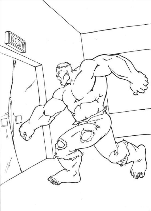 Hulk Stanse Tegninger til Farvelægning
