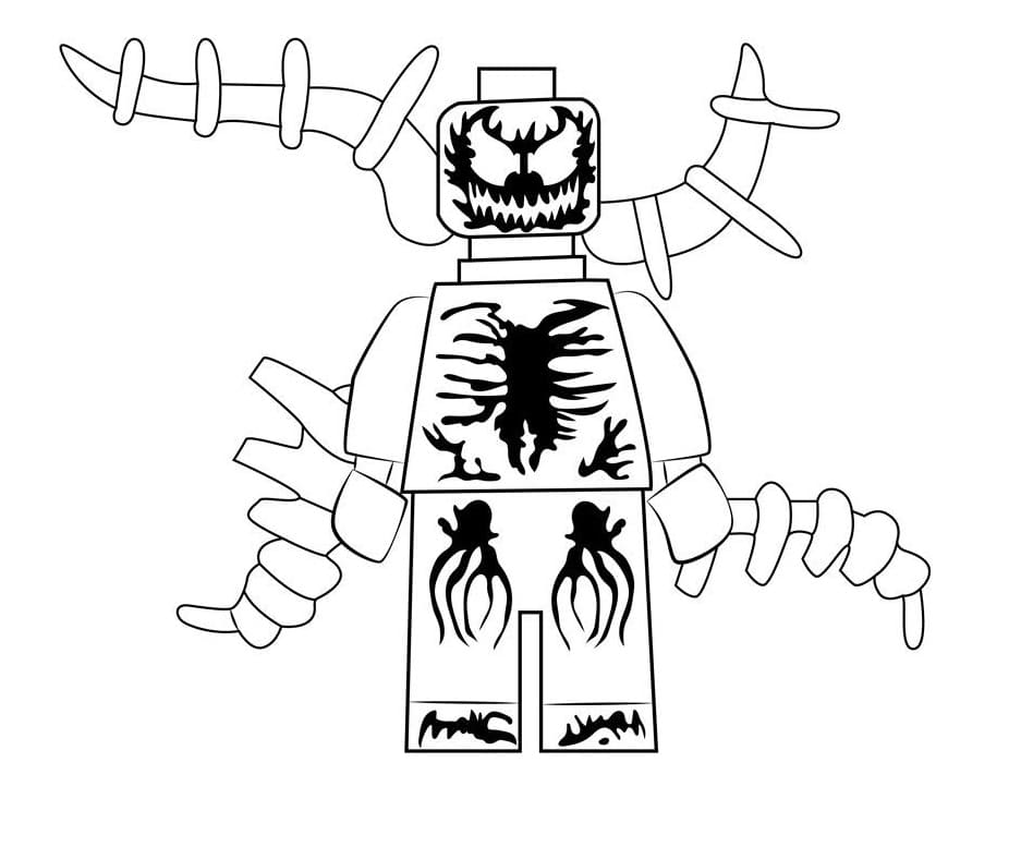 Lego Venom Tegninger til Farvelægning