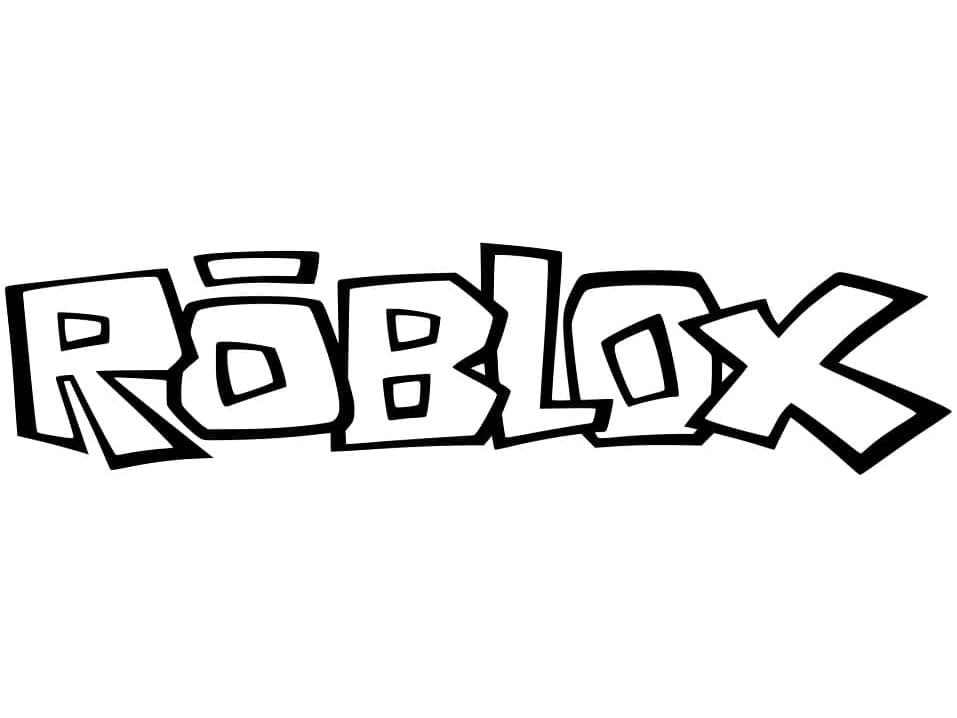 Logo Roblox Tegninger til Farvelægning