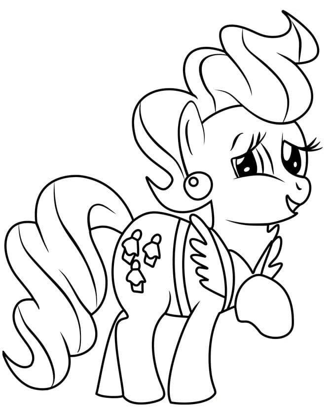 Mrs Kage My Little Pony Tegninger til Farvelægning