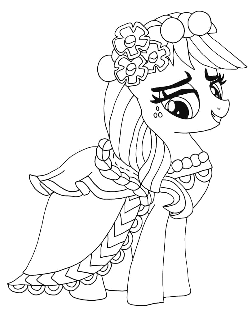 My Little Pony Applejack Tegninger til Farvelægning