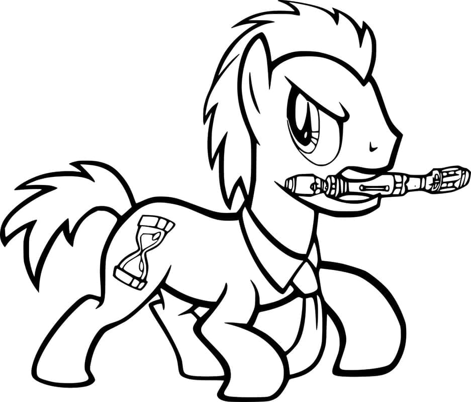 My Little Pony Dr Whooves Tegninger til Farvelægning