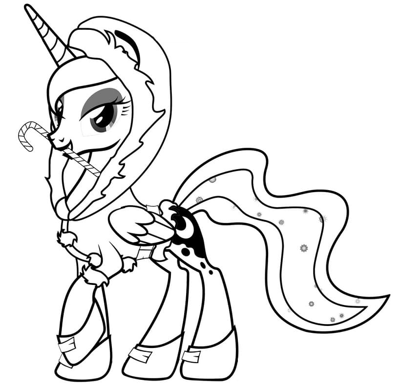 My Little Pony Luna Tegninger til Farvelægning