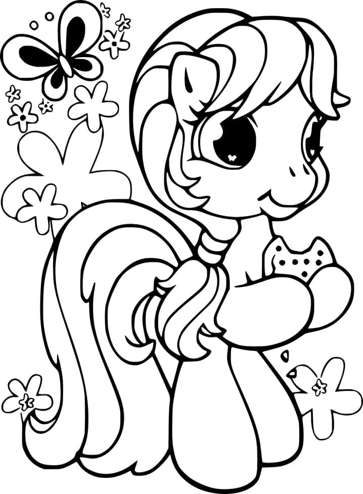 My Little Pony Scootaloo Tegninger til Farvelægning