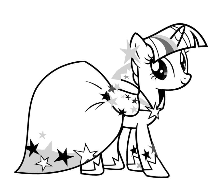 My Little Pony Twilight Sparkle Tegninger til Farvelægning