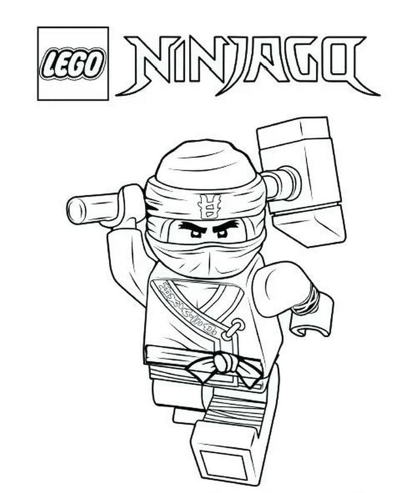 Ninjago Gratis Tegninger til Farvelægning