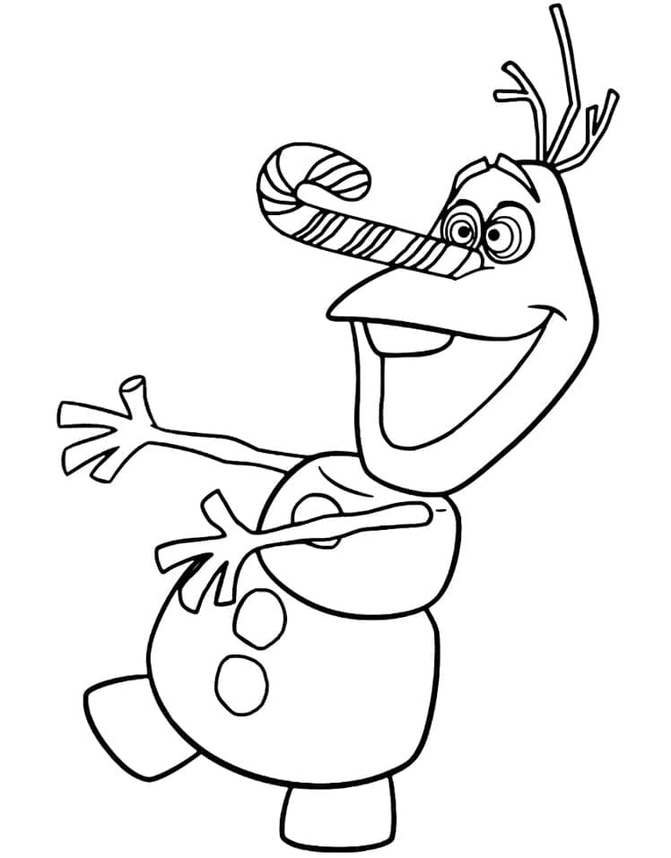 Olaf Frozen Tegninger til Farvelægning