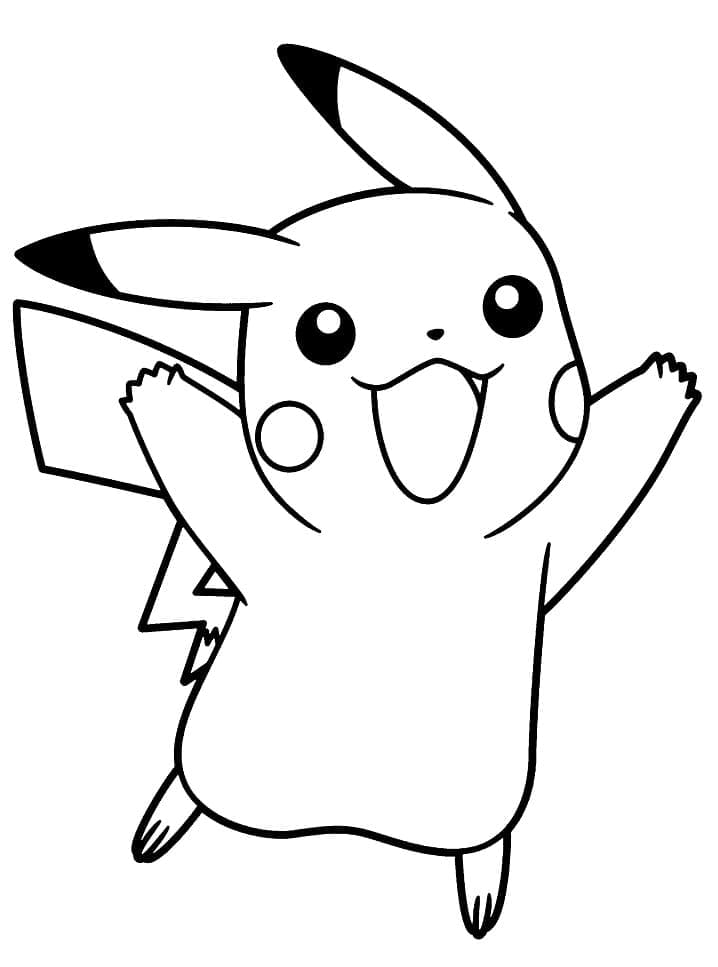 Perfekt Pikachu Tegninger til Farvelægning