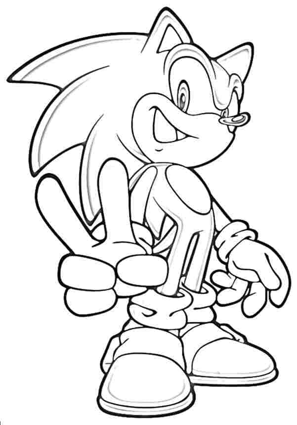 Perfekt Sonic Tegninger til Farvelægning