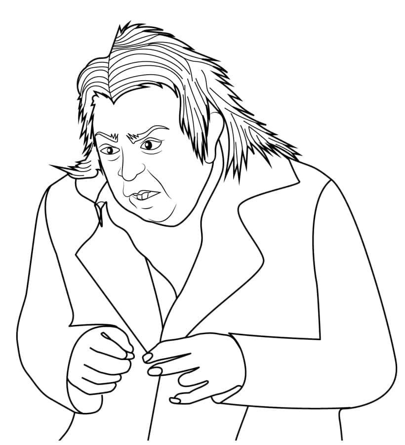 Peter Pettigrew Tegninger til Farvelægning