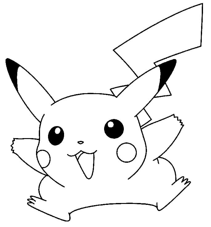 Pikachu Tegning Tegninger til Farvelægning