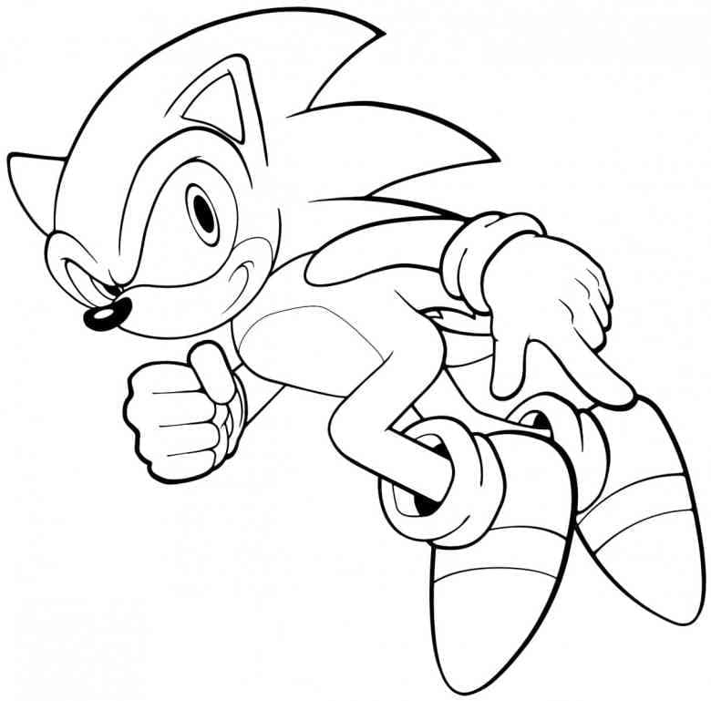 Sonic Tegninger til Farvelægning