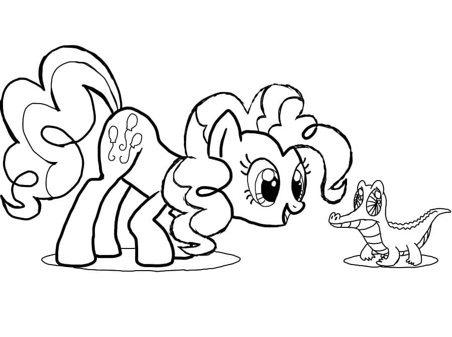Pinkie Pie My Little Pony Tegninger til Farvelægning