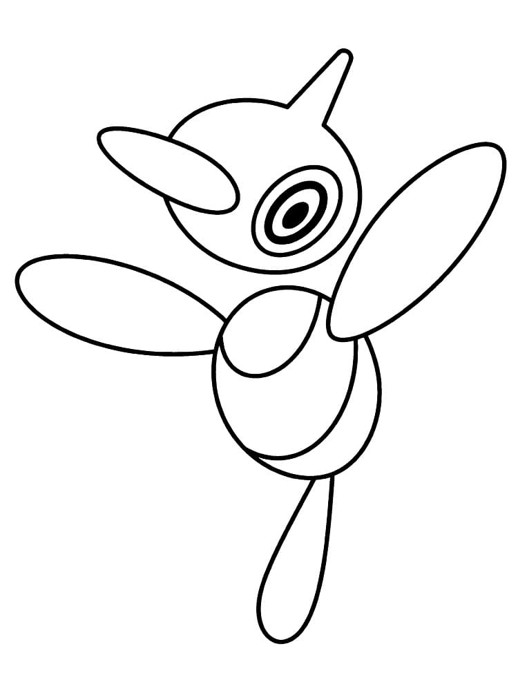 Porygon-Z Pokemon Tegninger til Farvelægning