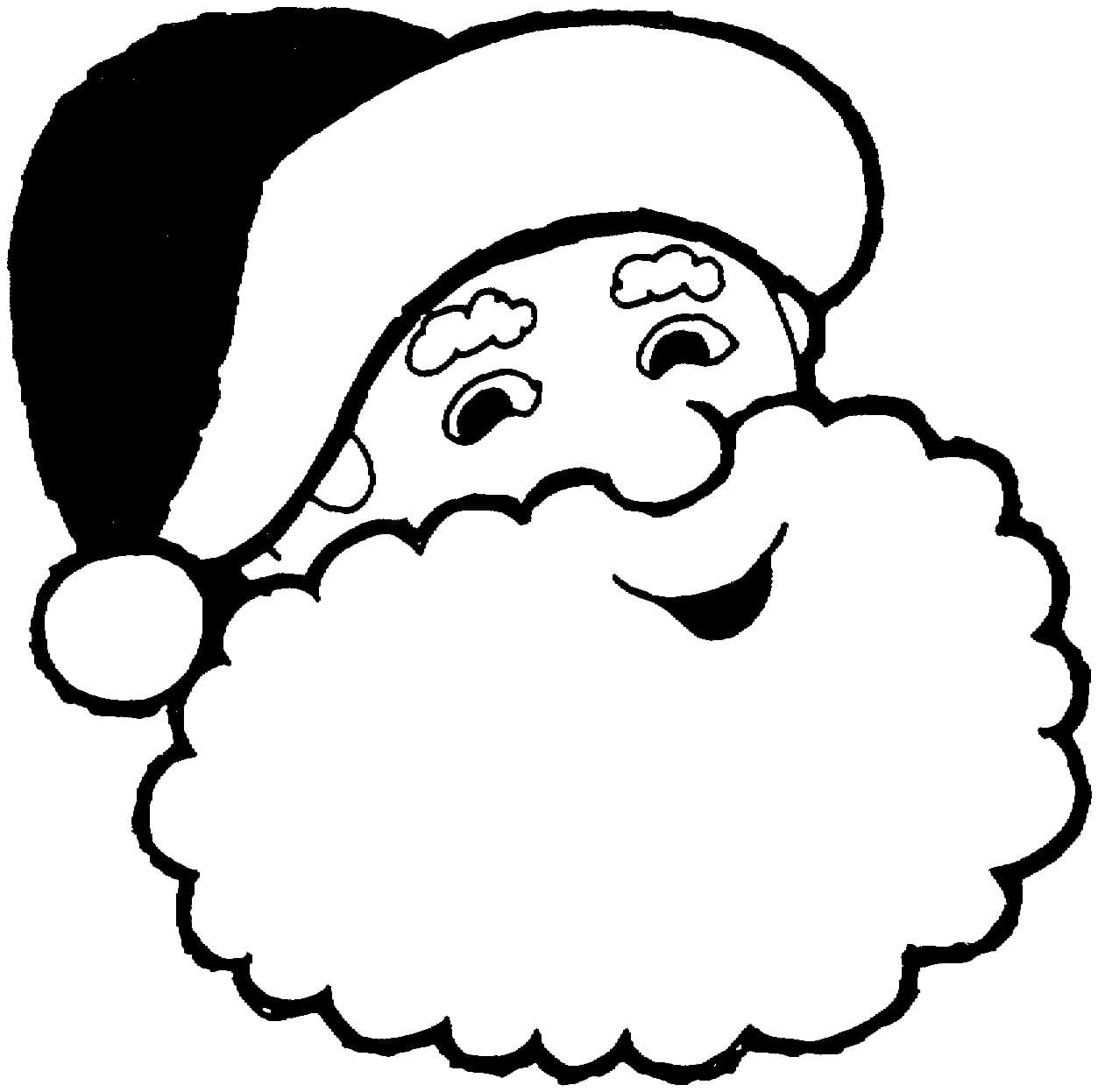 Printable Santa Claus Tegninger til Farvelægning