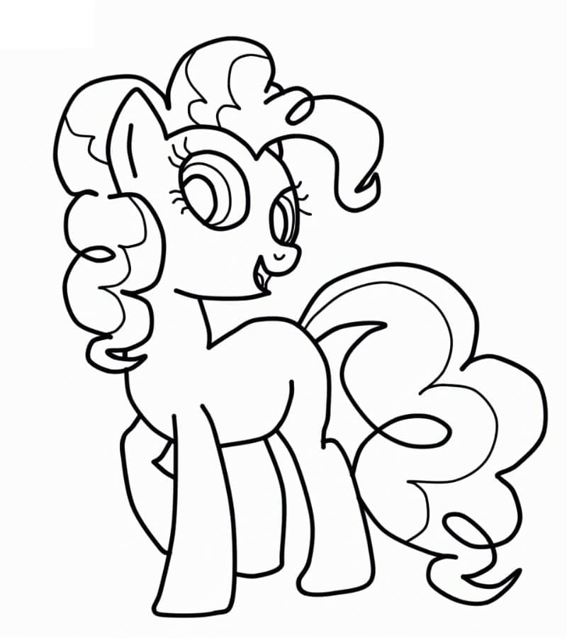 Printbar Pinkie Pie My Little Pony Tegninger til Farvelægning