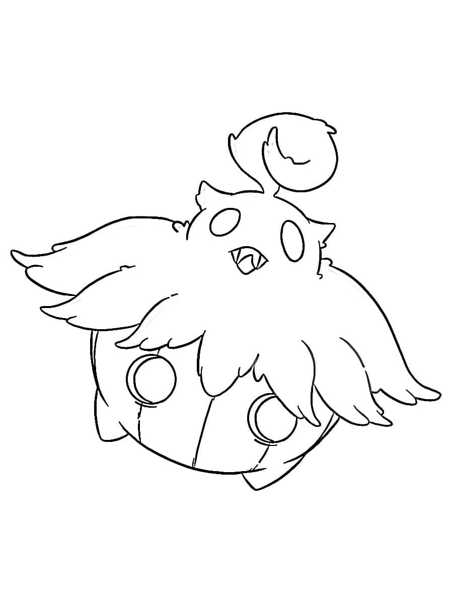 Pumpkaboo Pokemon Tegninger til Farvelægning