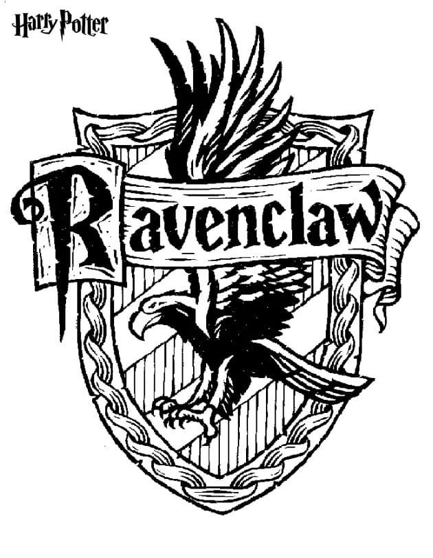 Ravenclaw Tegninger til Farvelægning