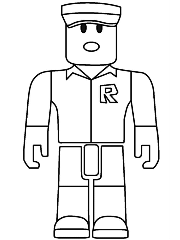 Roblox Free For Kids Tegninger til Farvelægning