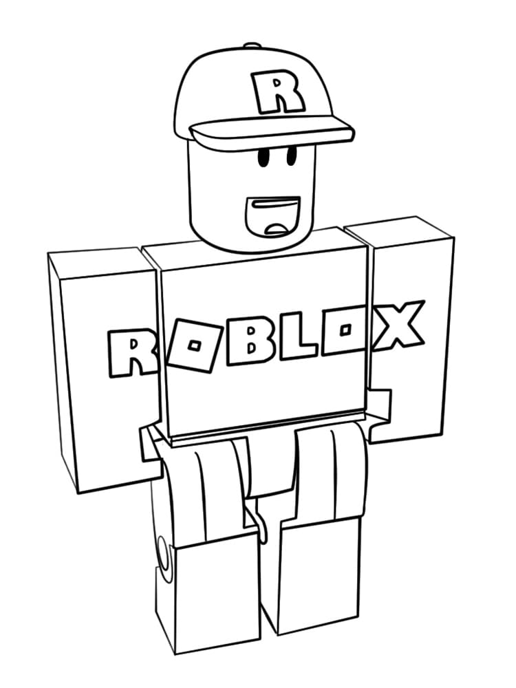 Roblox Gæst Tegninger til Farvelægning