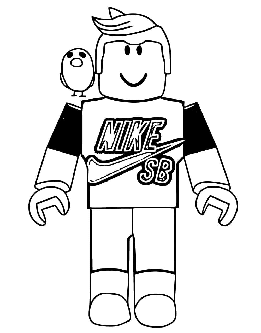Roblox Nike Tegninger til Farvelægning