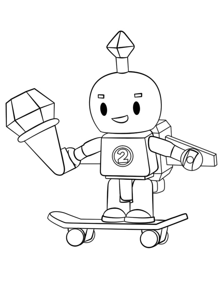 Roblox Robot Tegninger til Farvelægning