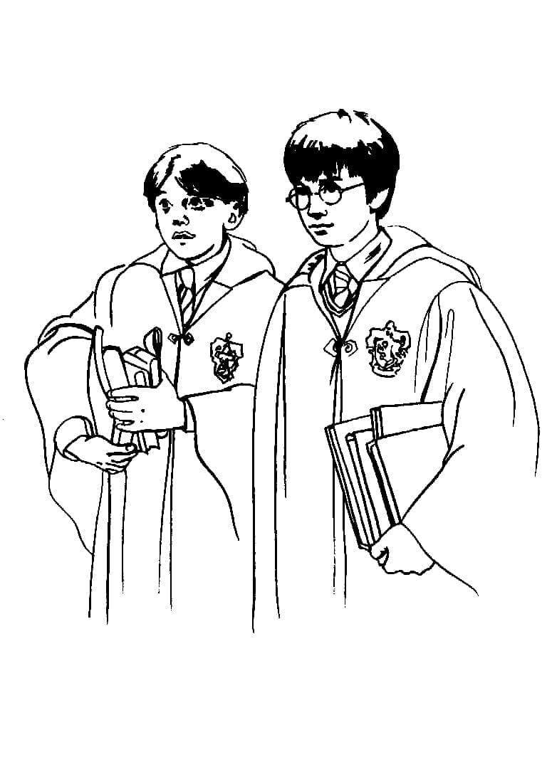 Harry Potter Tegninger til Farvelægning