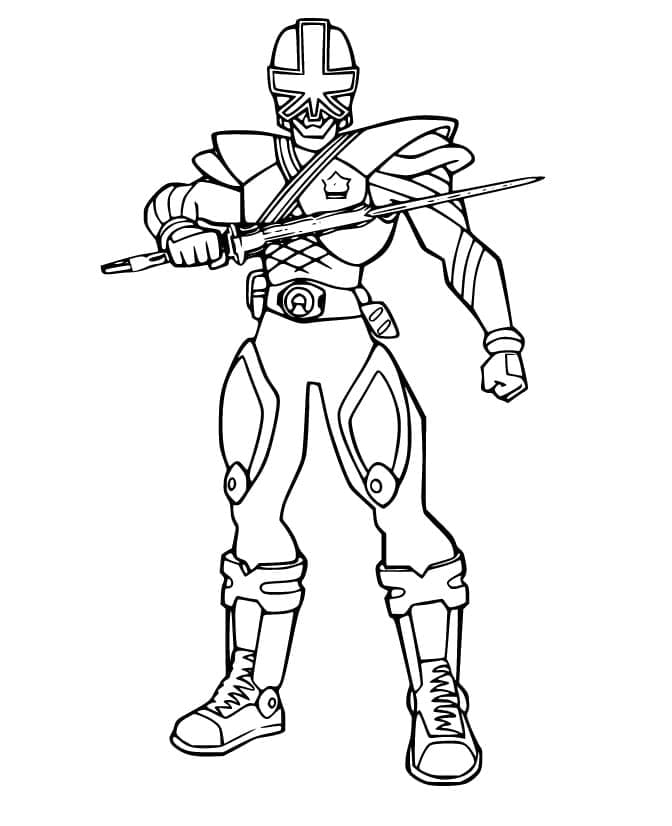 Seje Power Rangers Samurai Tegninger til Farvelægning