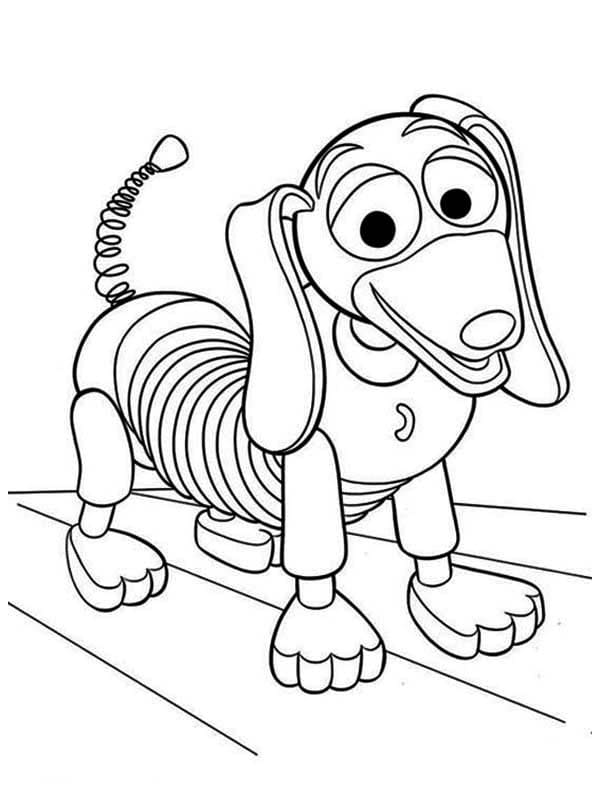Slinky Toy Story Tegninger til Farvelægning
