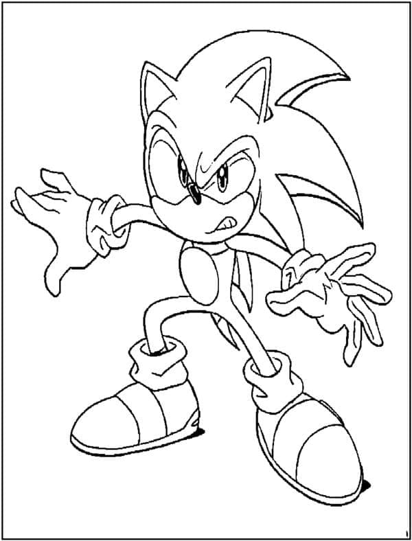 Sonic Tegning Tegninger til Farvelægning