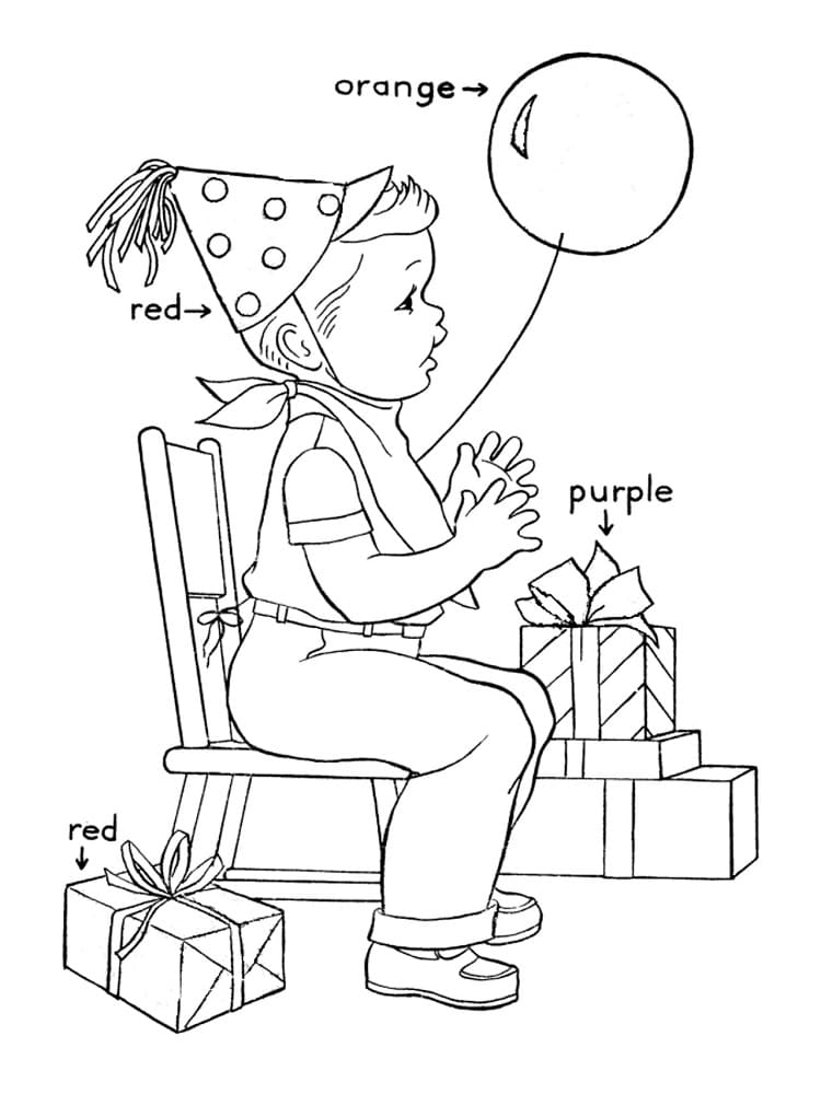 Tillykke Med Fødselsdagen Lille Dreng Tegninger til Farvelægning