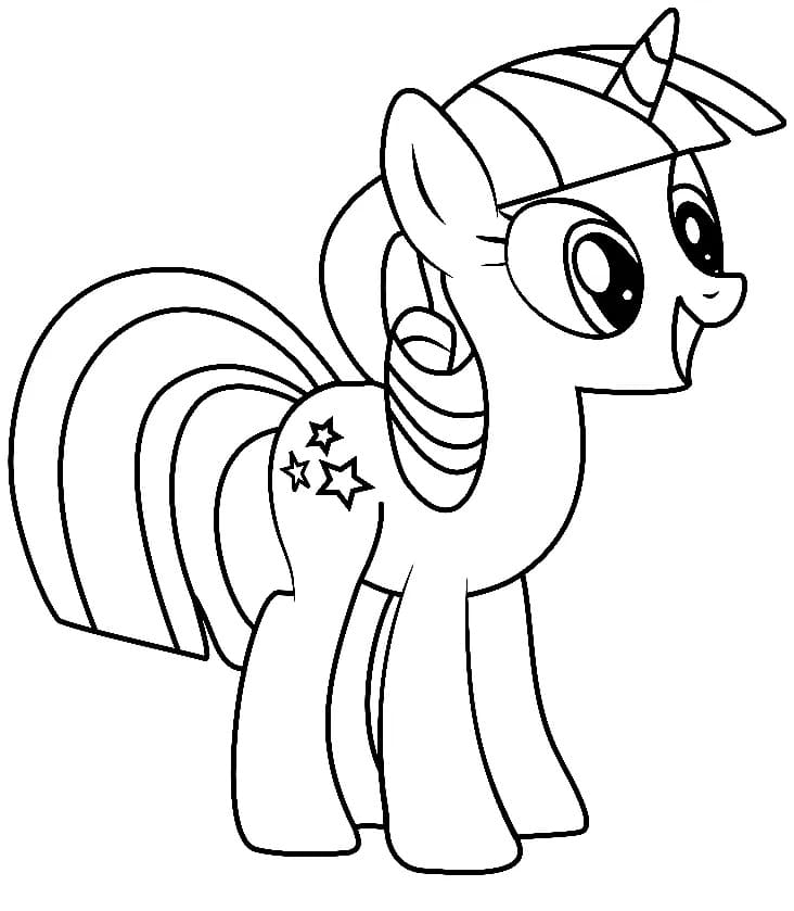 Twilight Velvet My Little Pony Tegninger til Farvelægning