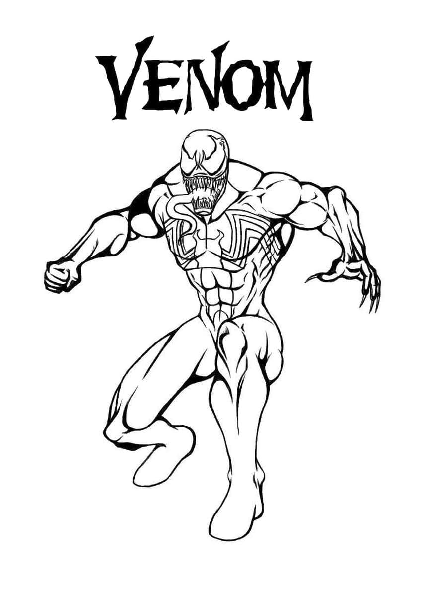 Udskrivbar Afkøle Venom Tegninger til Farvelægning