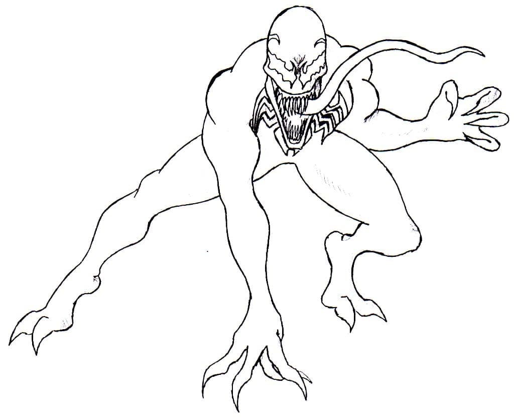 Venom Fri For Børn Tegninger til Farvelægning